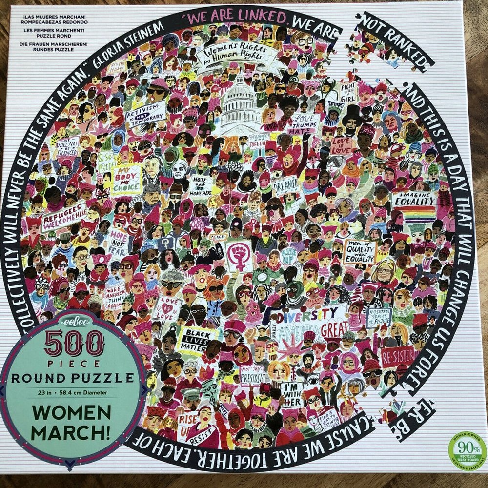 Woman's March! by Jennifer Orkin Lewis Puzzle